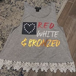 Miss chievous small tank top graphic tee